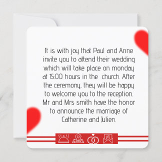 Convites invitation mariage 