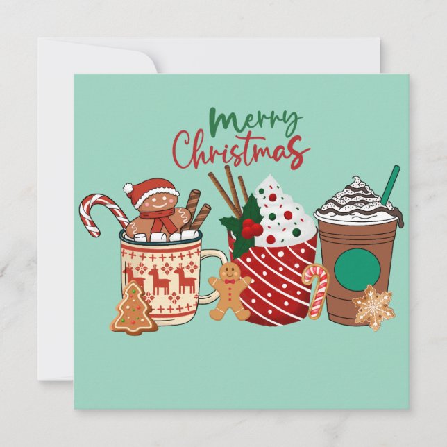 Convites Invitation Merry Christmas  (Frente)