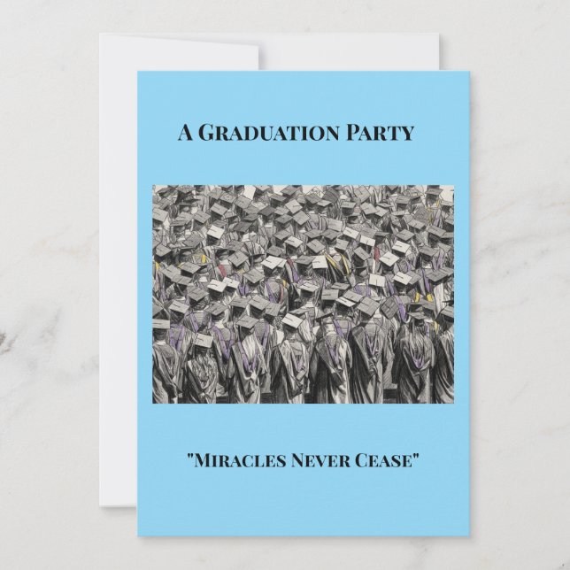 Convites Invitation to a Graduation Party (Frente)