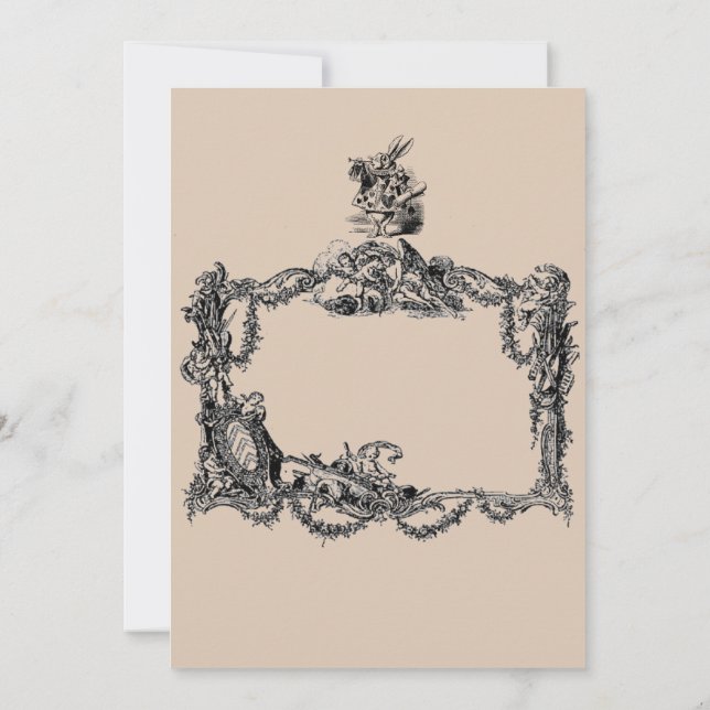 Convites Invitation to the wedding card – Einladung (Verso)