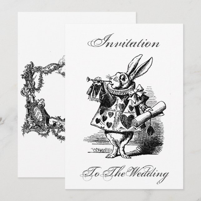 Convites Invitation  to the wedding card – Einladung (Frente/Verso)