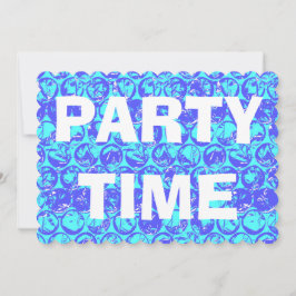 Convites invólucro de bolhas de pop