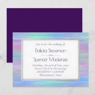Convites Iridescência Whimsical   Casamento Rainbow Waterc