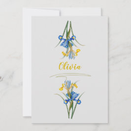 Convites Iríris espanhola por Pierre-Joseph Redouté