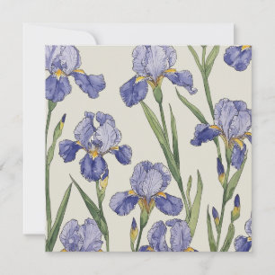 Convites Iris Azuis Desabrocham