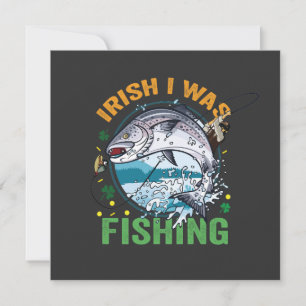 Convites Irlandês Eu Era Pescador Piadista do Dia de São Pa