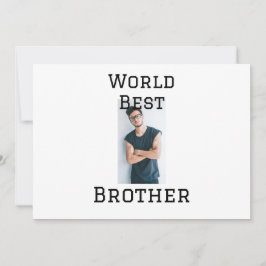 Convites Irmão melhor do mundo adicionar nome texto esporte