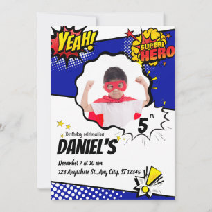 Convites Irmãos do Partido Extravaganza do Super Aniversári