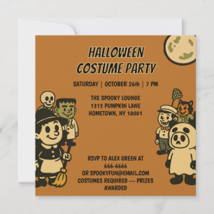 Convites Ironic Monster Halloween Costume Party