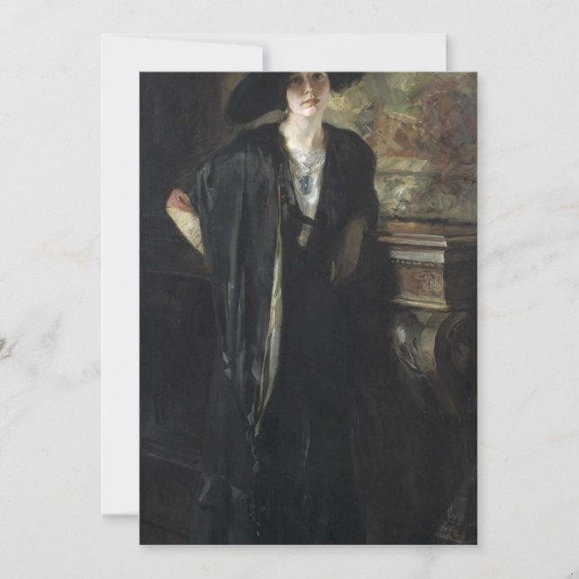 Convites Irving Ramsey Wiles - Minha Filha Gladys (Frente)