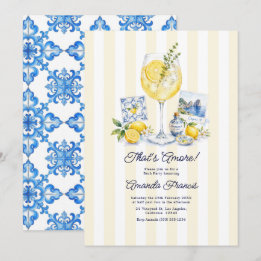 Convites Isso é Amor! Italian Spritz Capri Chá de Noiva