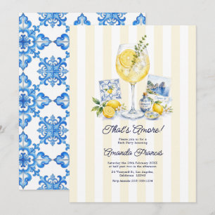 Convites Isso é Amor! Italian Spritz Capri Chá de Noiva