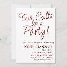 Isso Requer um Chá de fraldas Engraçado do Partido