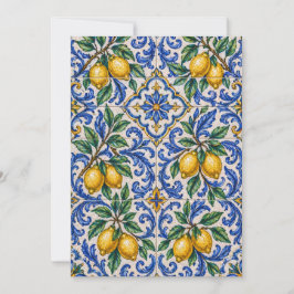 Convites Italian Lemon Azulejo Tile