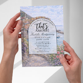 Convites Italian Manarola That’s Amore Bridal Shower