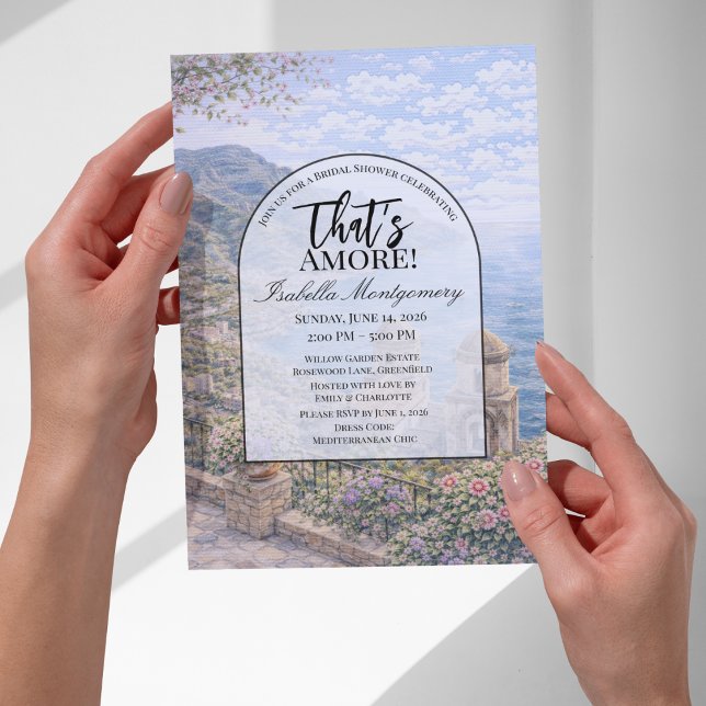 Convites Italian Ravello That’s Amore Bridal Shower (Italian Ravello That’s Amore Bridal Shower Invitations
)