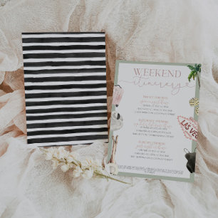 Convites Itinerário da Bachelorette de Las Vegas