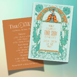 Convites Itinerário da Bachelorette Showgirl da Noiva