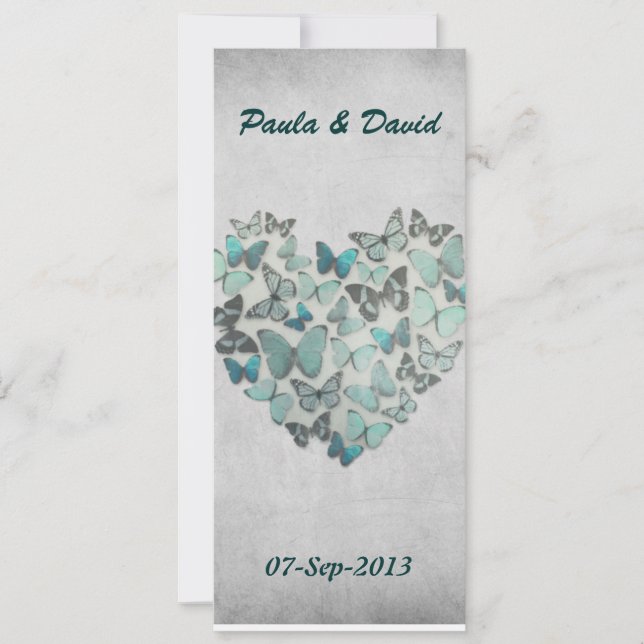 Convites Itinerário de Casamento (Frente)