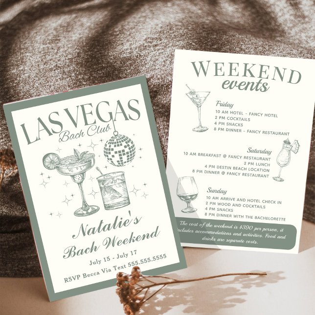 Convites Itinerário de Coquetel Social de Despedida de Solt (Criador carregado)