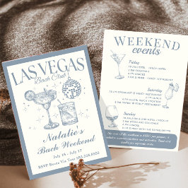 Convites Itinerário de Coquetel Social de Despedida de Solt