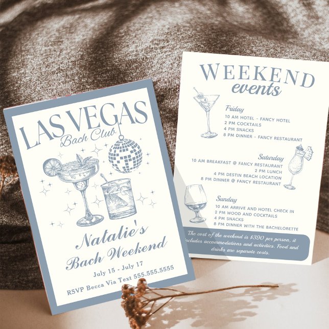 Convites Itinerário de Coquetel Social de Despedida de Solt (Criador carregado)