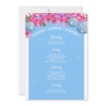 Itinerário de Fim de Semana da Noiva Dancing Queen