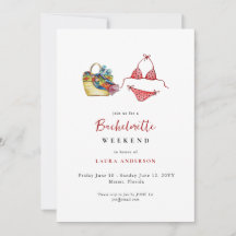 Itinerário de fim de semana da praia Bachelorette