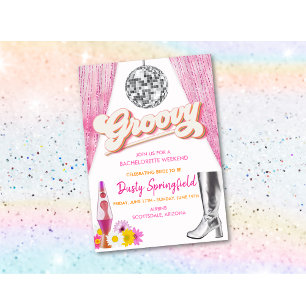 Convites Itinerário de Fim de Semana de Despedida de Soltei