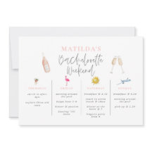 Itinerário de fim de semana de despedida de soltei