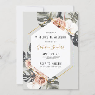 Convites Itinerário de final de semana de praia do Partido