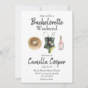 Convites Itinerário de Getaway no Fim de Semana da festa de