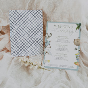 Convites Itinerário do Fim de Semana da Bachelorette do Méx