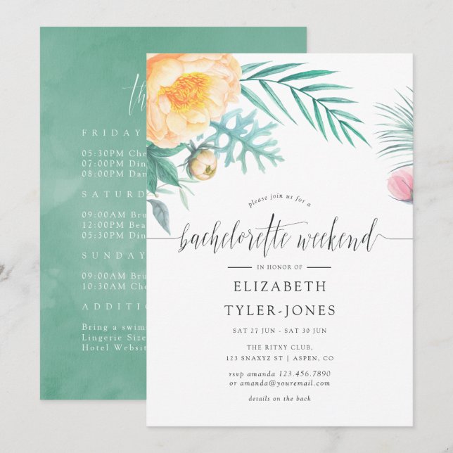 Convites Itinerário do Fim de Semana da Casa da Moeda Tropi (Frente/Verso)