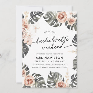 Convites Itinerário do Fim de Semana da Festa de solteira T