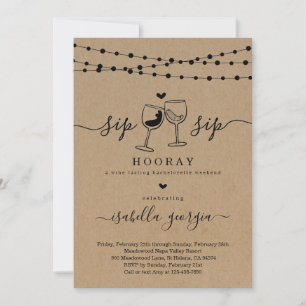 Convites Itinerário do Fim de Semana do Provando de Vinho 