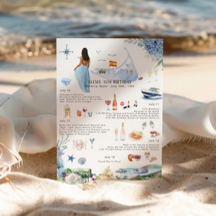 Convites Itinerário no Fim de Semana de Aniversário   Menor