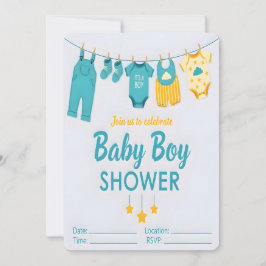 Convites It's a Boy Baby Shower Invitation