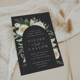 Convites Ivory Bloom | Casamento por arco floril