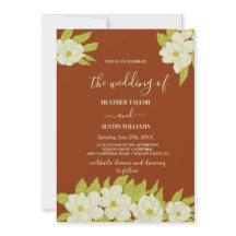 Ivory Magnolia Flower Rusty Wedding