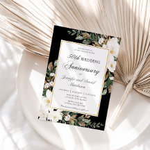 Ivory Magnolias Cotton Aniversário de Casamento Fl