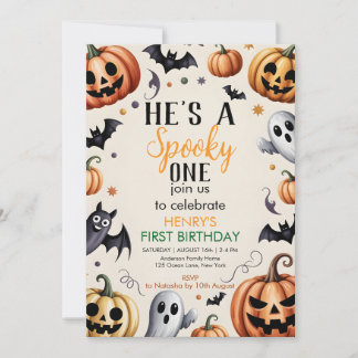 Convites Jack-O-Lantern Halloween Birthday Invitation Custu