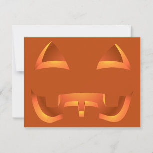 Convites Jack-o-Lanterna Cartão de Halloween Pers