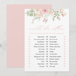 Convites JANE Blush Pink Floral Ela Poderia Preferencialmen