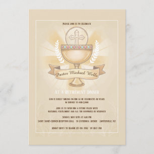 Convites Jantar de Aposentadoria do Cálice Venerado