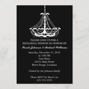Convites Jantar de ensaio