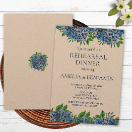 Convites Jantar de Ensaio de Casamento com Elegantes Hortên