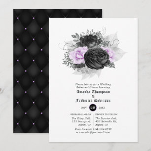 Convites Jantar de Ensaio de Casamento Gótico