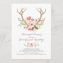 Jantar de ensaio floral de Boho dos Antlers