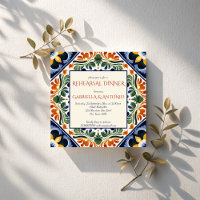 Jantar de ensaio Talavera vintage mexicano